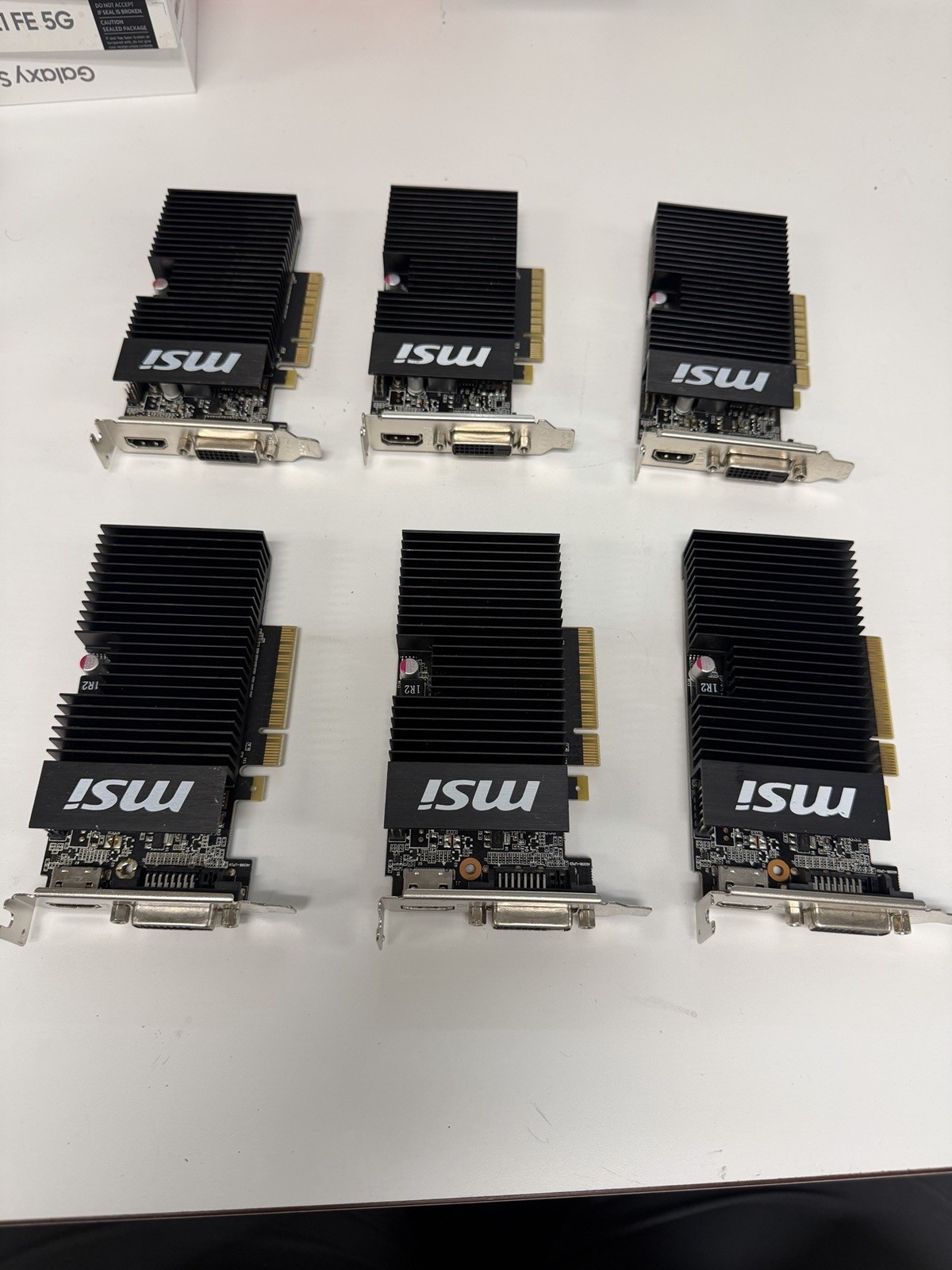 ✅ LOT OF 6 ✅ MSI NVIDIA GeForce GT 710 1GB 1GD3H LPV1 ✅ Graphics Cards ✅