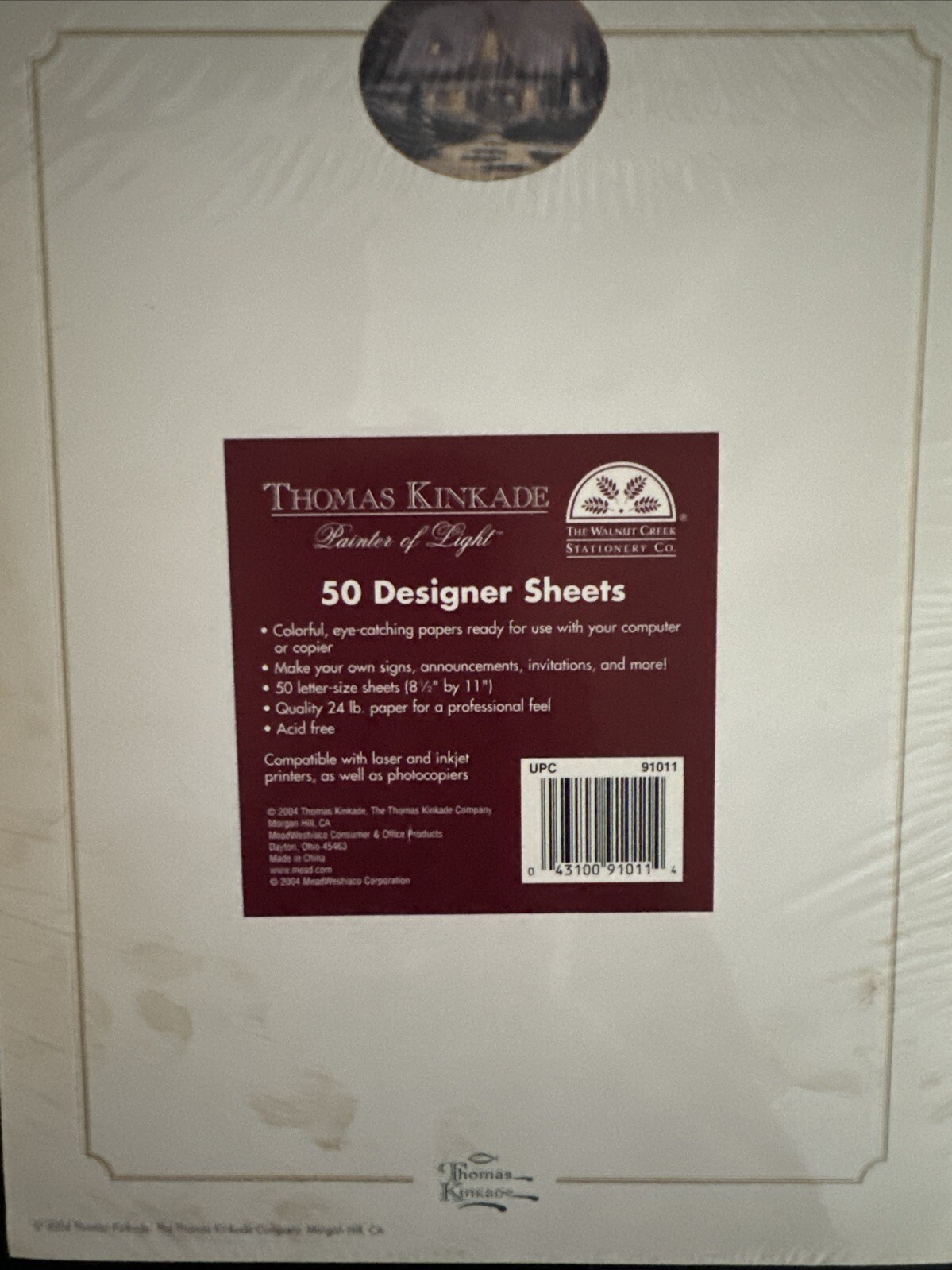 Thomas Kinkade Designer Printer Paper 50 Sheets (bx6)