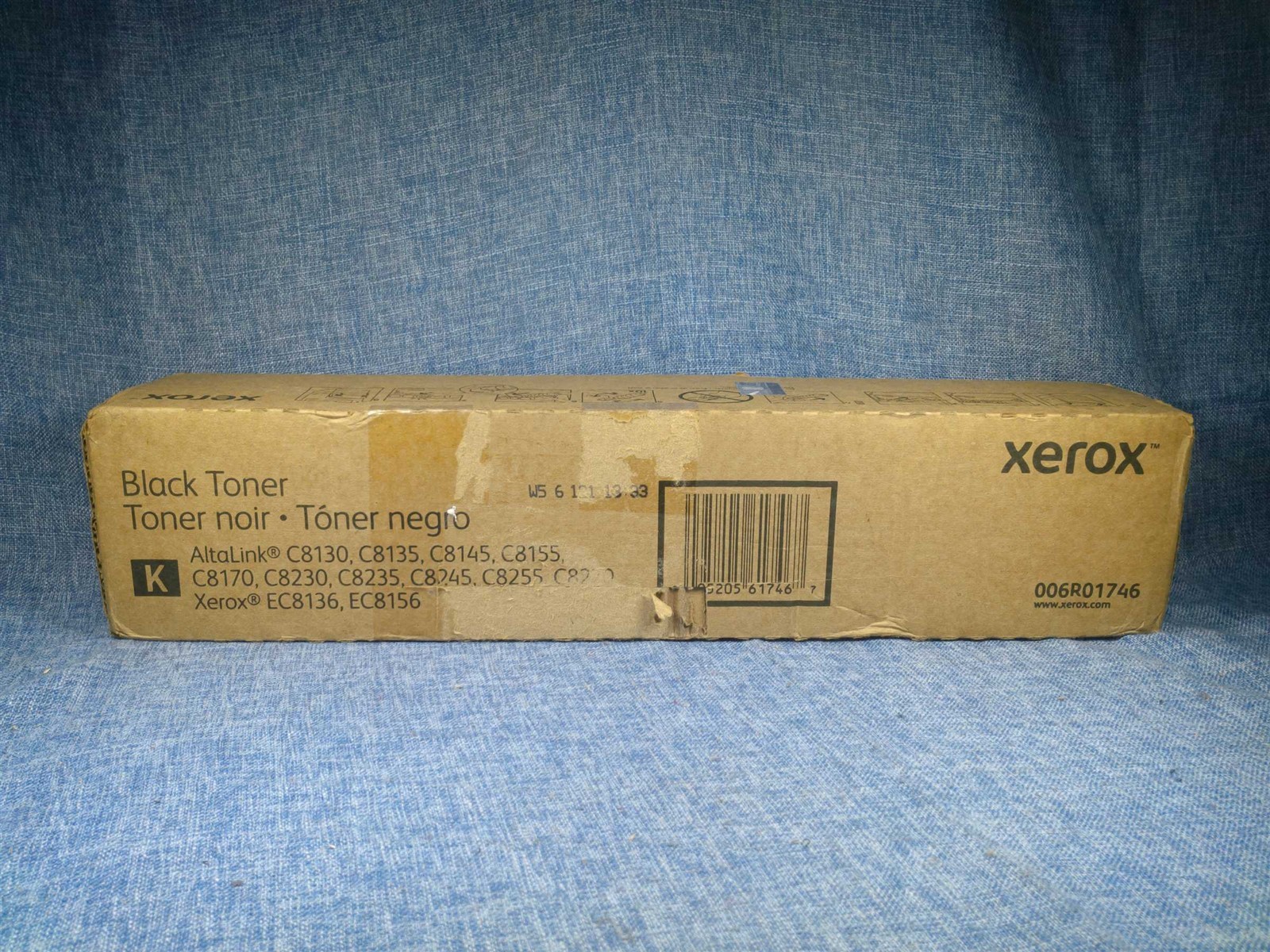 Genuine Xerox 006R01746 (6R1746) Black Toner Cartridge - NEW - DAMAGED BOX