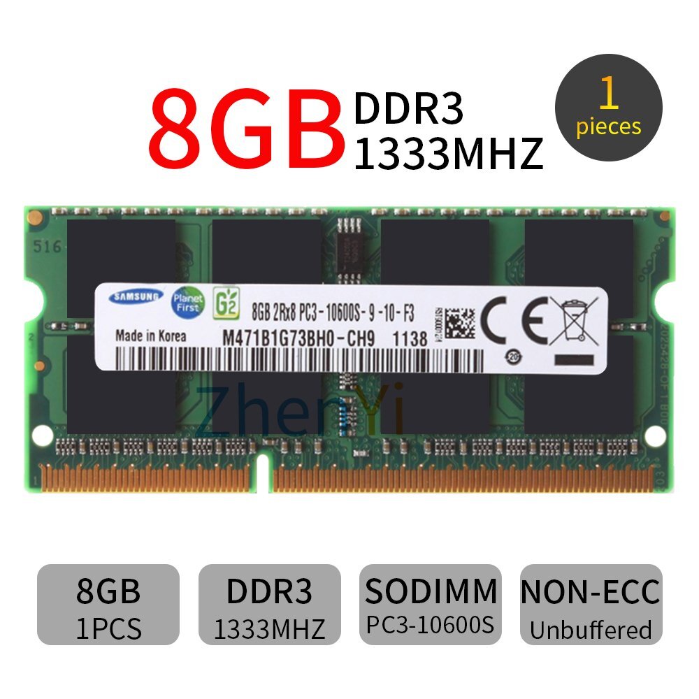 Samsung 32GB 16GB 8GB 4G DDR3 1333MHz PC3-10600S SODIMM Laptop Memory RAM Lot AB