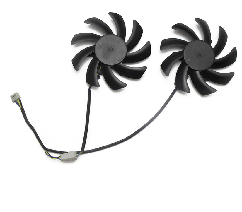 Pair Fans Cooler Fan For Sapphire R9 280X 290 HD6850 6970 7870 FDC10H12S9-C 85mm