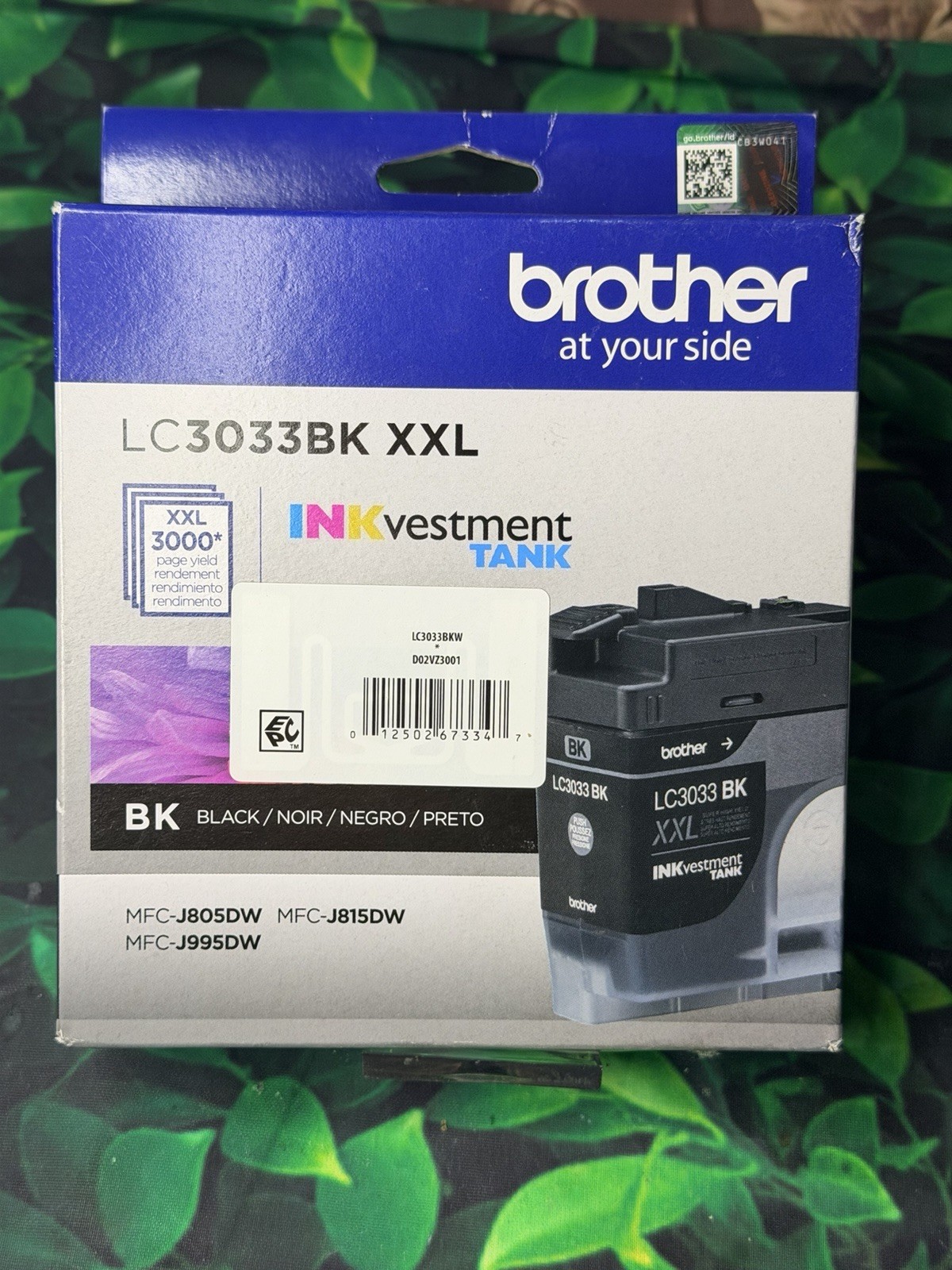 Brother LC3033BK XXL Black Ink Cartridge Super-High-Yield 3000+ EXP 12/2026
