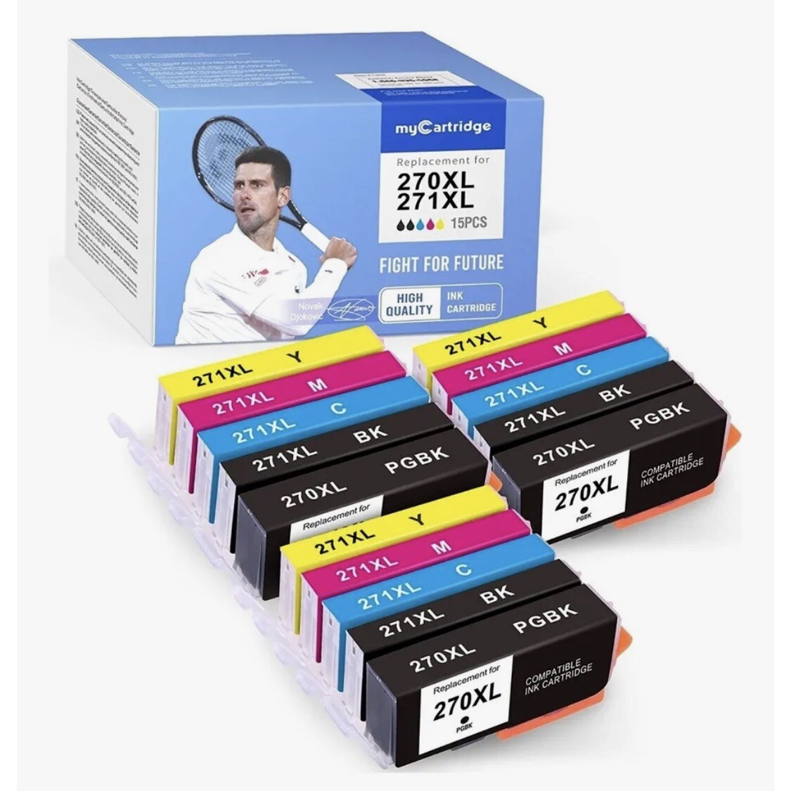 MYCARTRIDGE Compatible Ink Cartridge Replacement for Canon PGI-270XL CLI-271XL 