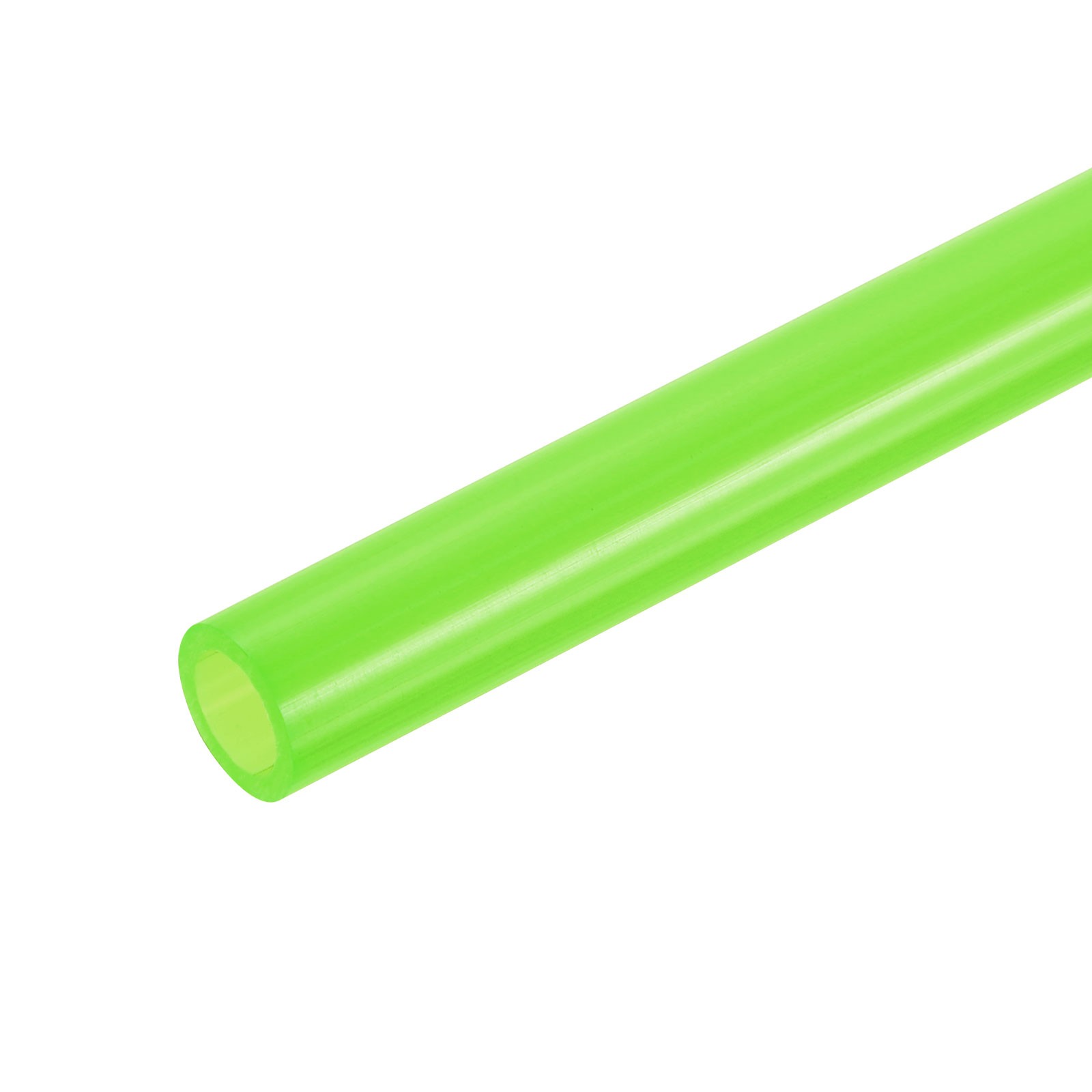 10mmID 14mmOD 500mm Length Rigid PETG Tube, 6PCS Water Cooling Hard Tubes, Green