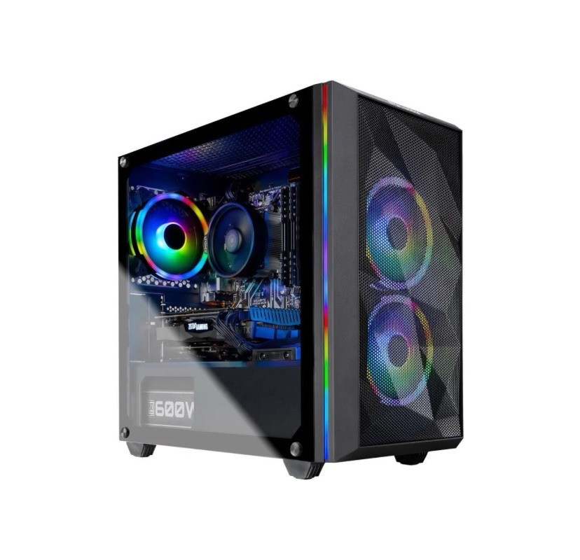 RGB desktop gaming pc w/ Intel core i7-12700kf CPU, nvidia rtx 4060 GPU