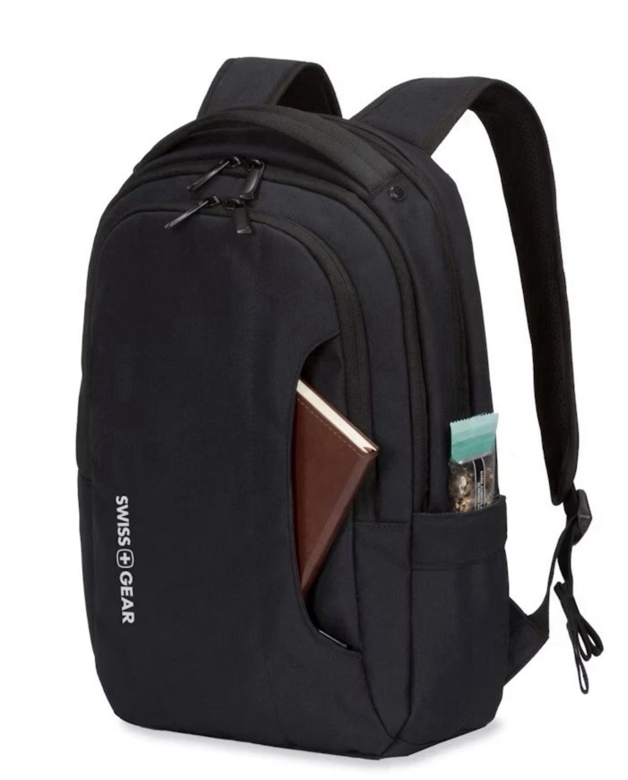 SWISSGEAR 3573 17 Inch Laptop Black Computer Backpack for up to 13 Inch Laptop