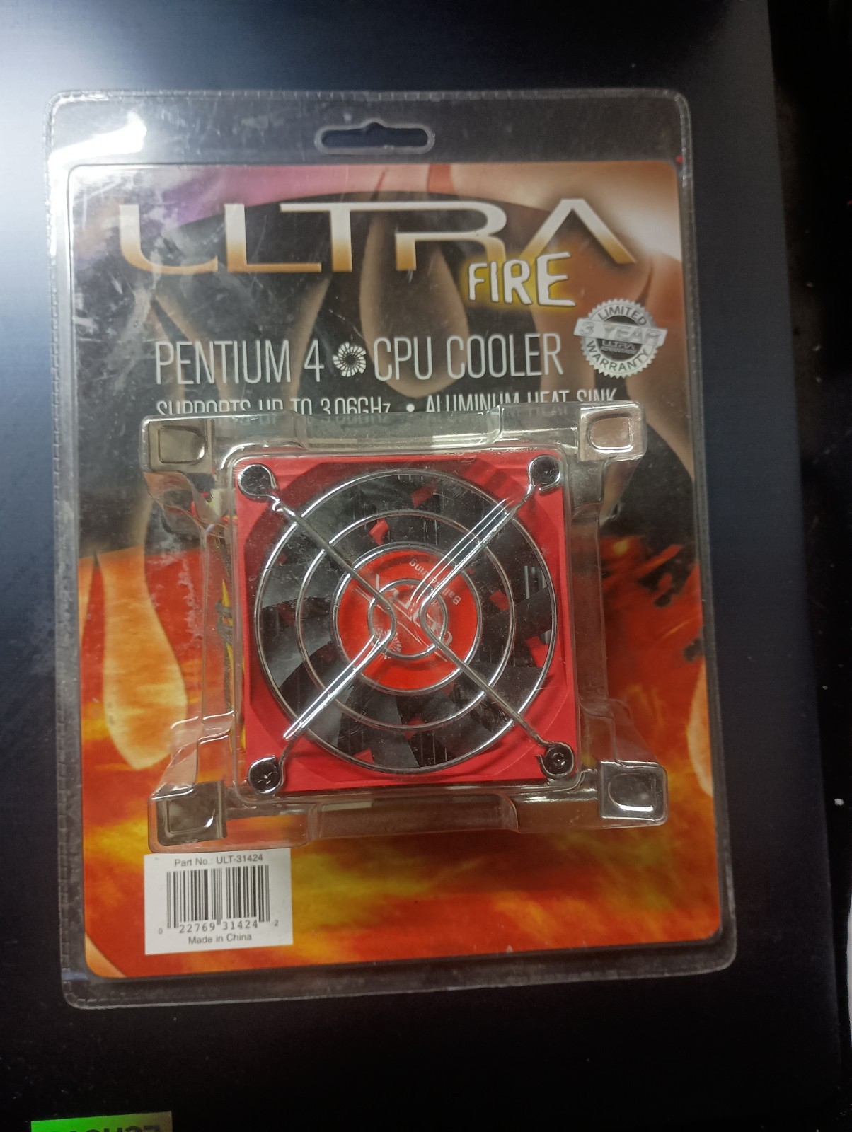 ULTRA Fire Pentium 4 CPU Cooler ULT-31424 w/ Heatsink 