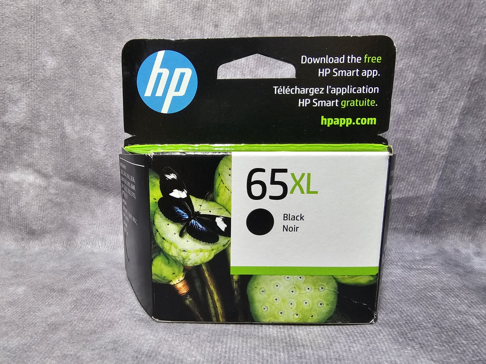 Genuine HP 65XL Black Extra Yield Ink Cartridge OEM New NIB Sealed Exp 01/2027+