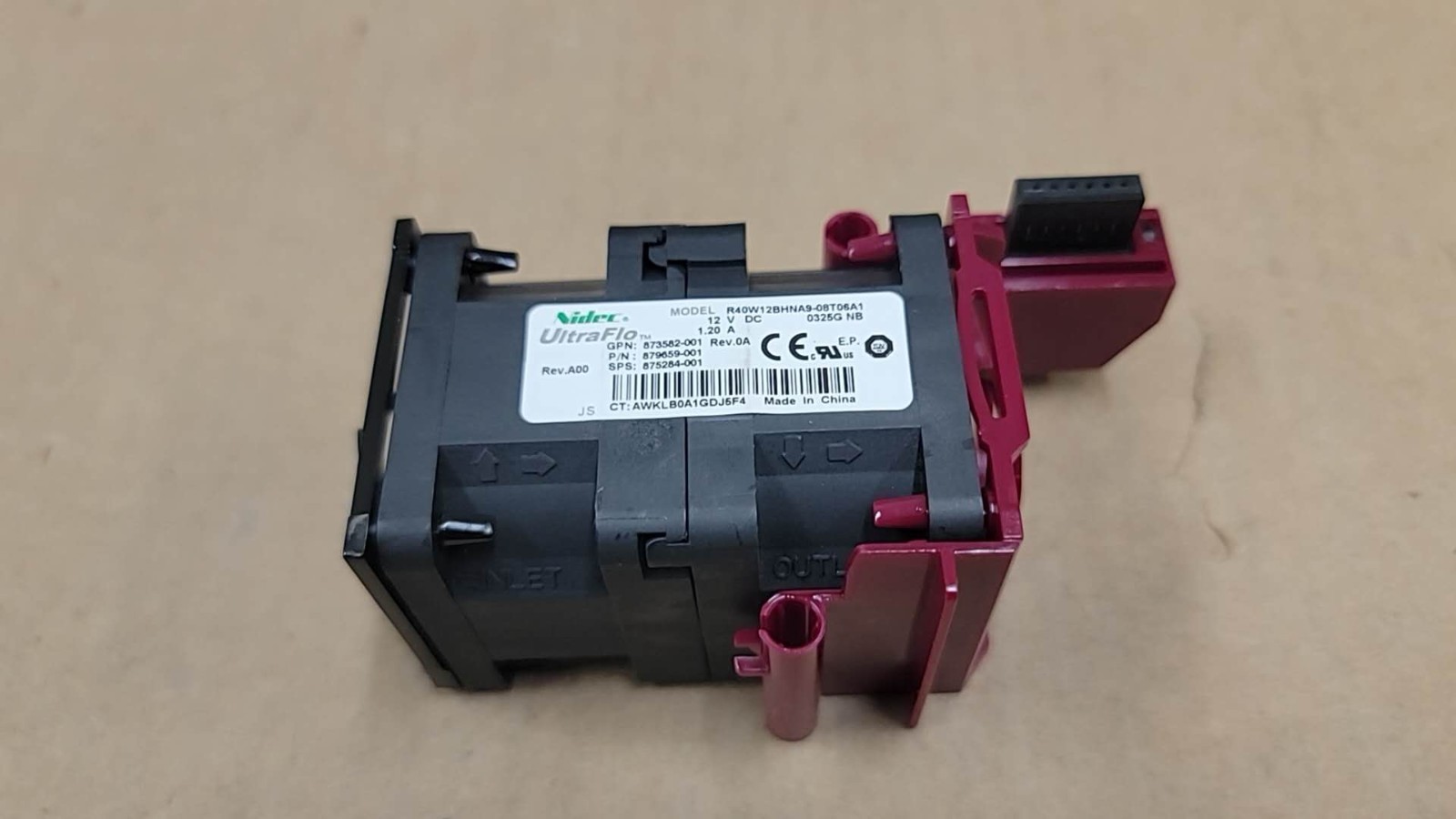 HPE DL360 Gen10 High Performance Cooling Fan 875284-001 873582-001 879659-001