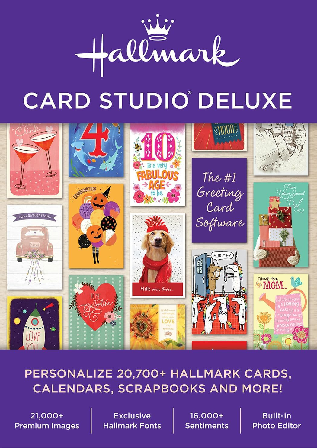Hallmark Card Studio Deluxe, Sealed DVDs, Windows 8 and 10, Ships Worldwide