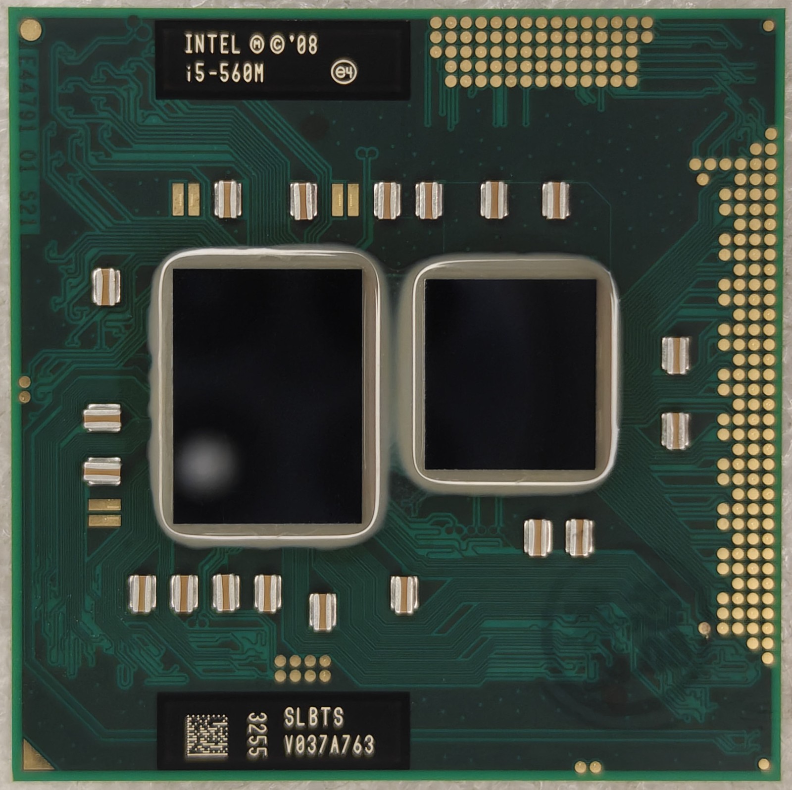 Intel Core i5-560M 2.66 GHz Dual-Core SLBTS 2.5 GT/s Socket G1 CPU Processor