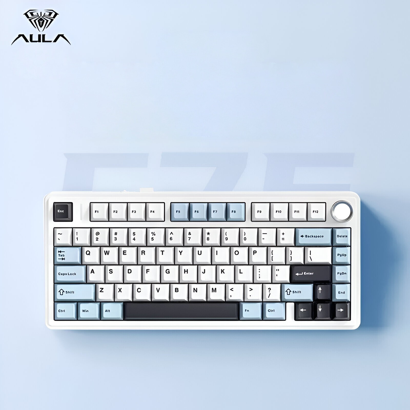 Mechanical Keyboard  Knob Aula F75 Gasket 75% Wireless Hot Swappable PBT OEM