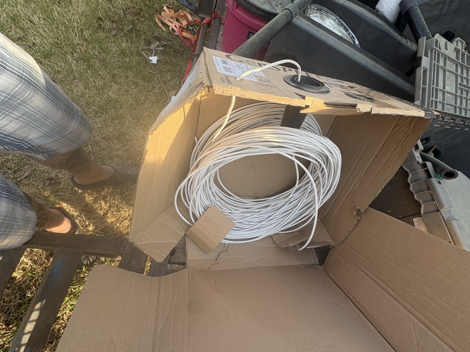 Prysmian Group GenSPEED 5e Series Cat5e Riser Ethernet Cable White 