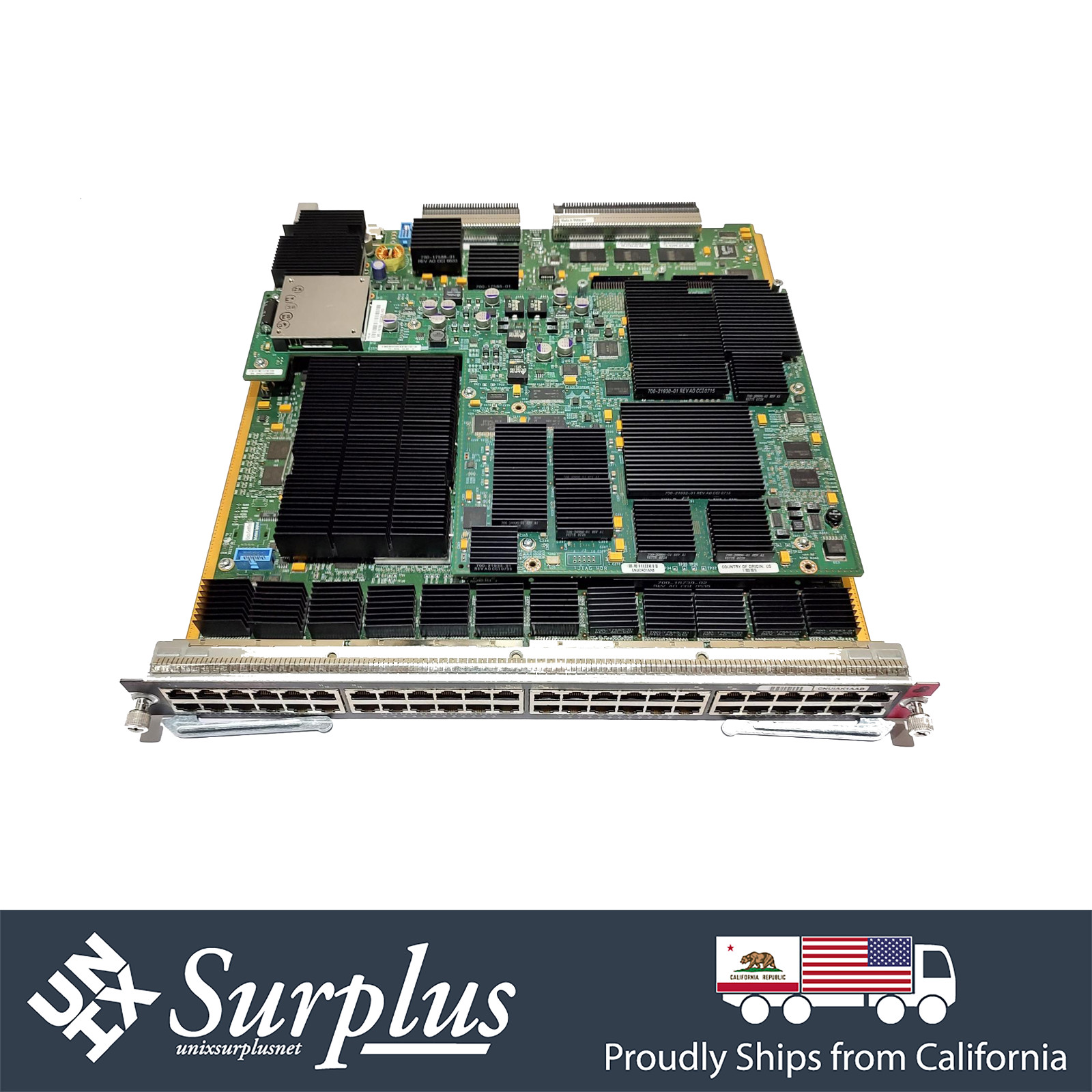 Replacement Board Catalyst 6500 48 Port 1Gb RJ45 Module w/ WS-F6700-DFC3CXL V03