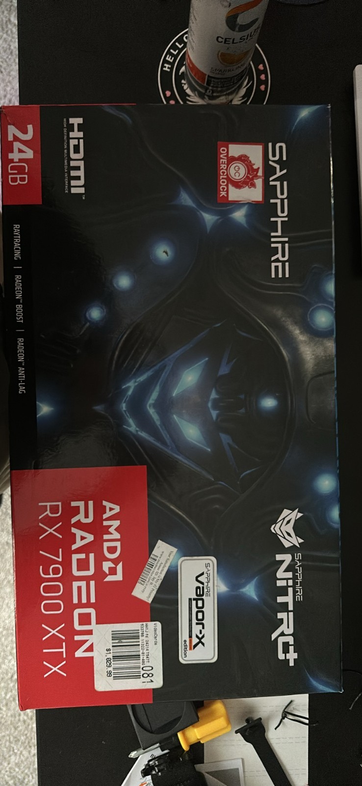 Sapphire NITRO+ AMD Radeon RX 7900 XTX Vapor-X Gaming GPU 24GB GDDR6