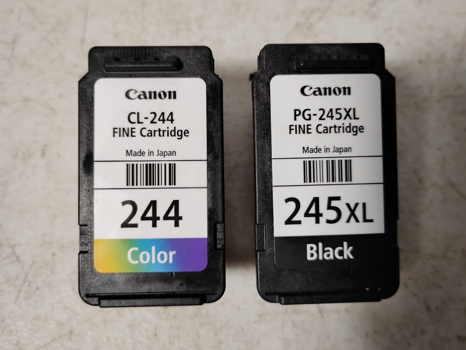 Canon CL-244 Color & CL-245XL Ink Cartridges *Empty Cartridge - For Refill*