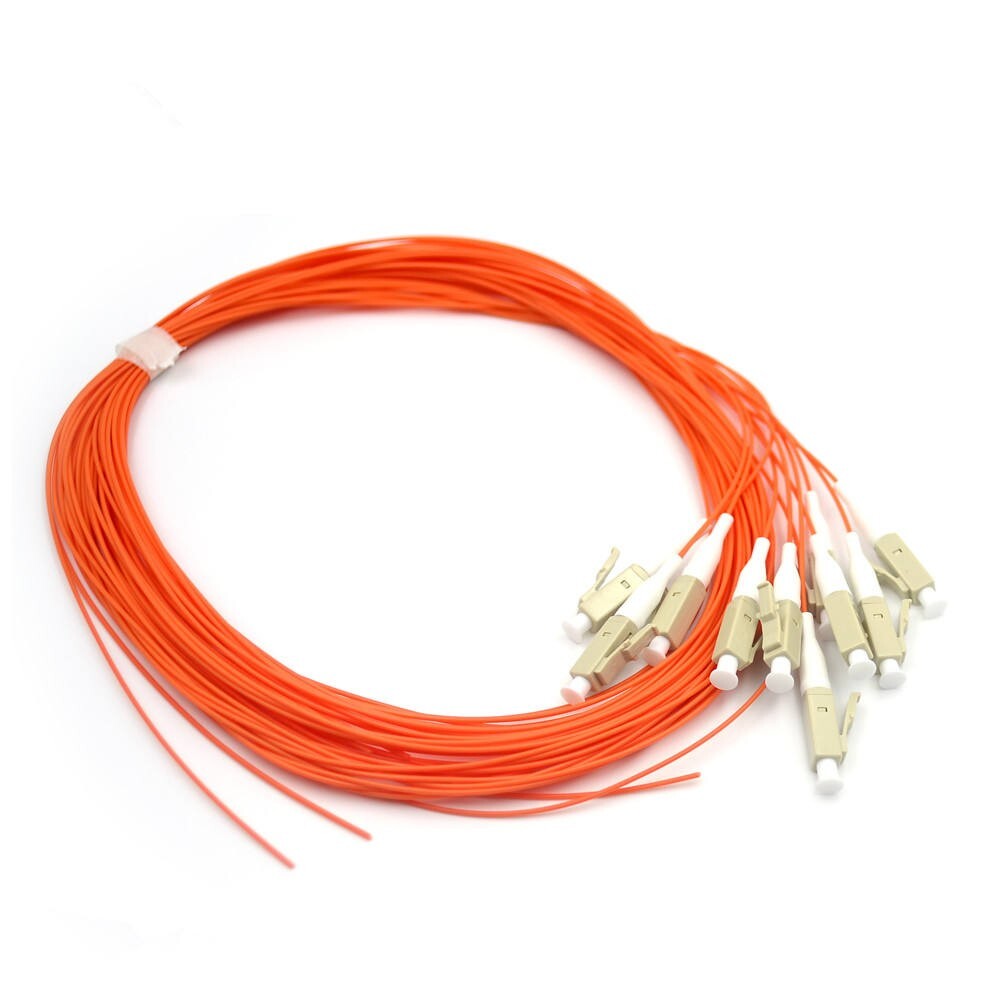 50Pcs 1.5M 62.5/125 OM1 LC UPC MultiMode Simplex 0.9mm Fiber Optic Pigtail Cable