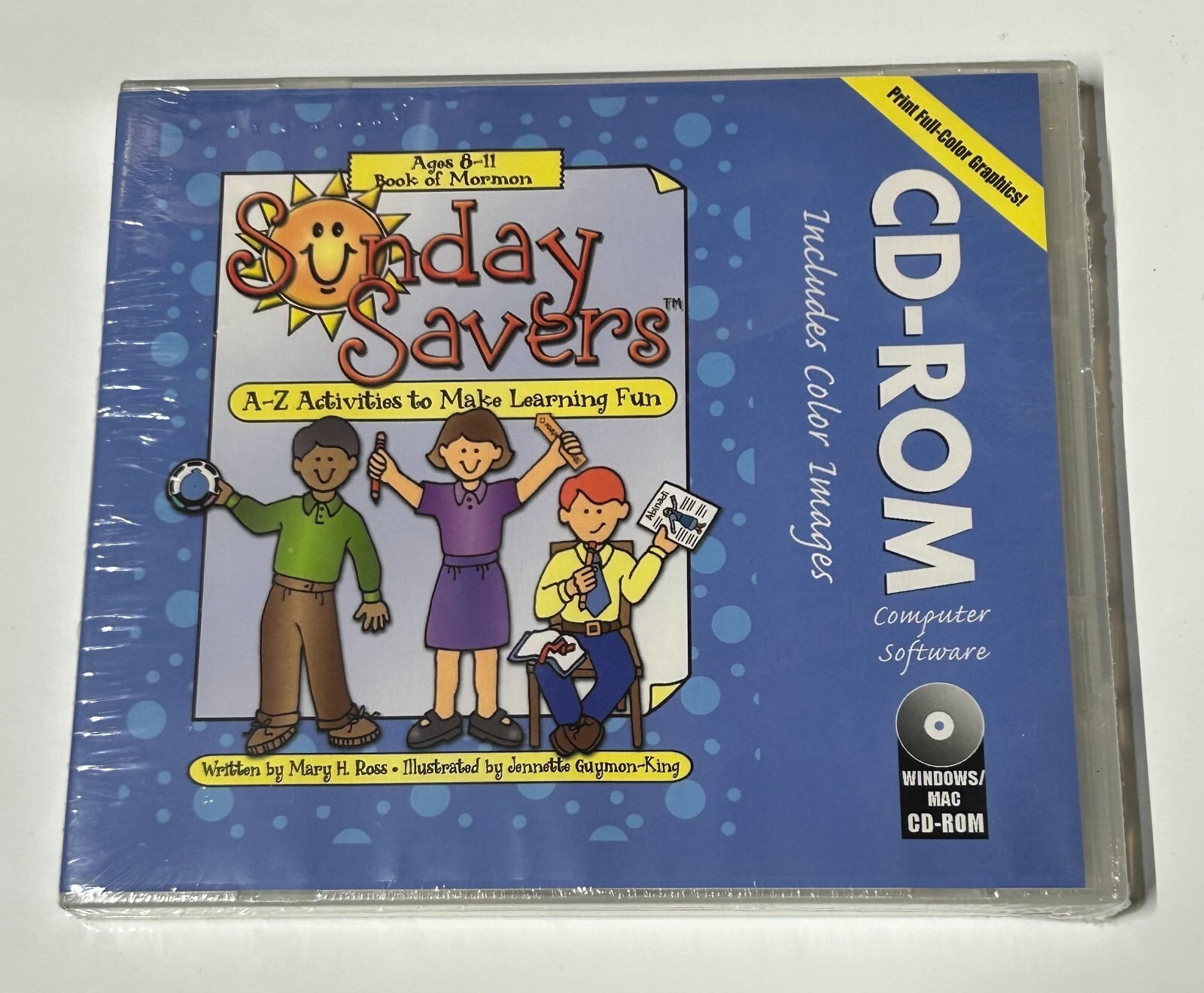 Sunday Savers A-Z Activities To make Learning Fun CD-ROM New Sealed