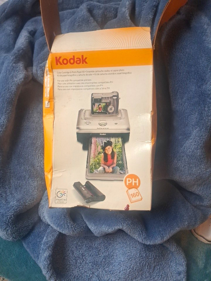Kodak PH160 Genuine Color Cartridge & Photo Paper Kit for PH Series Thermal