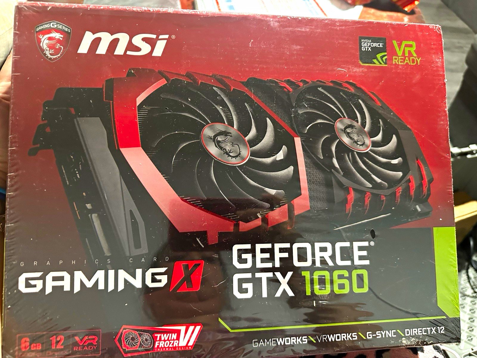 MSI Gaming X GeForce GTX 1060 6GB GDDR5 VR Ready RGB G-SYNC GPU