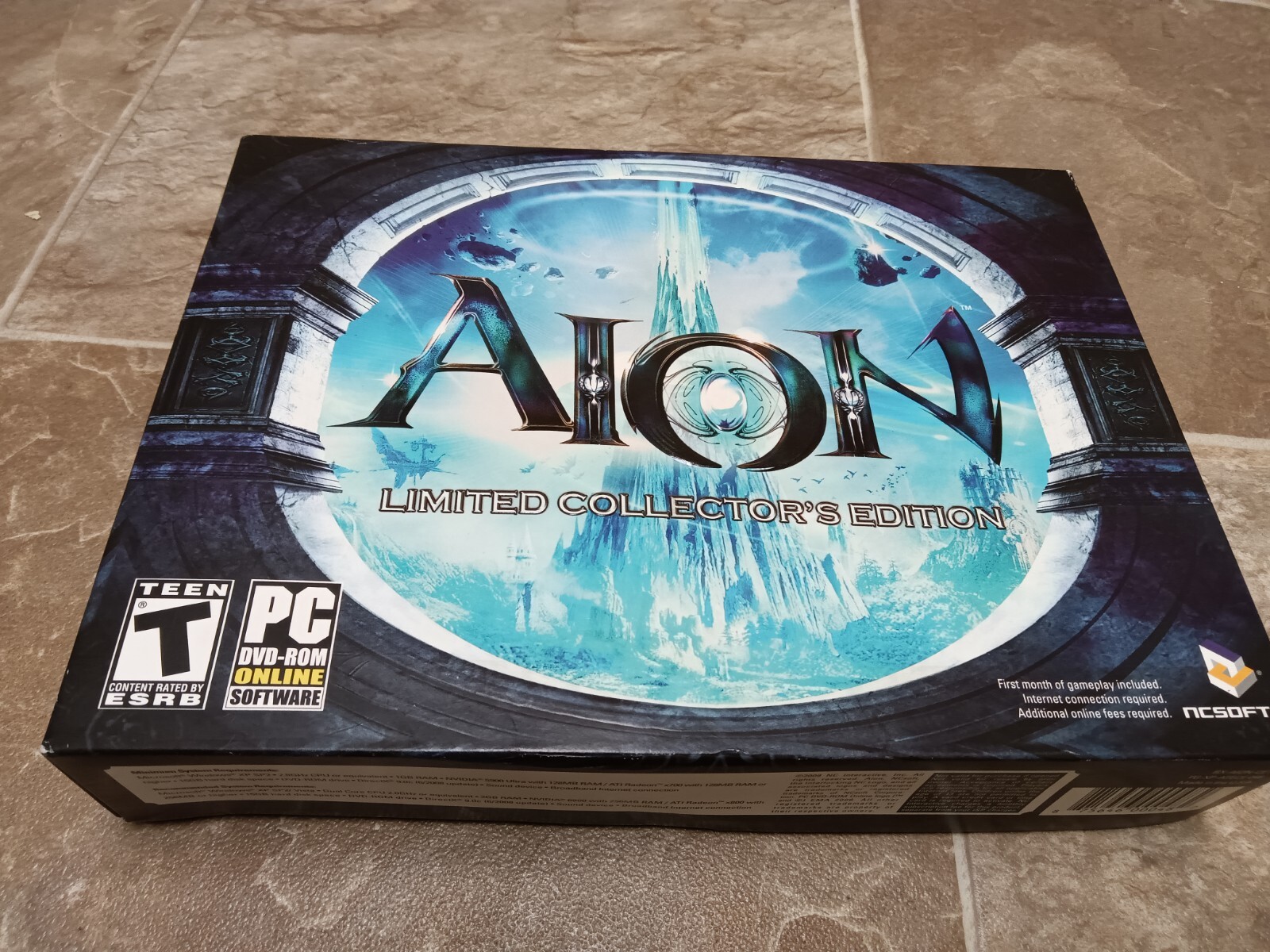 AION Limited Collector's Edition PC DVD-ROM Game and Poster. No Figure