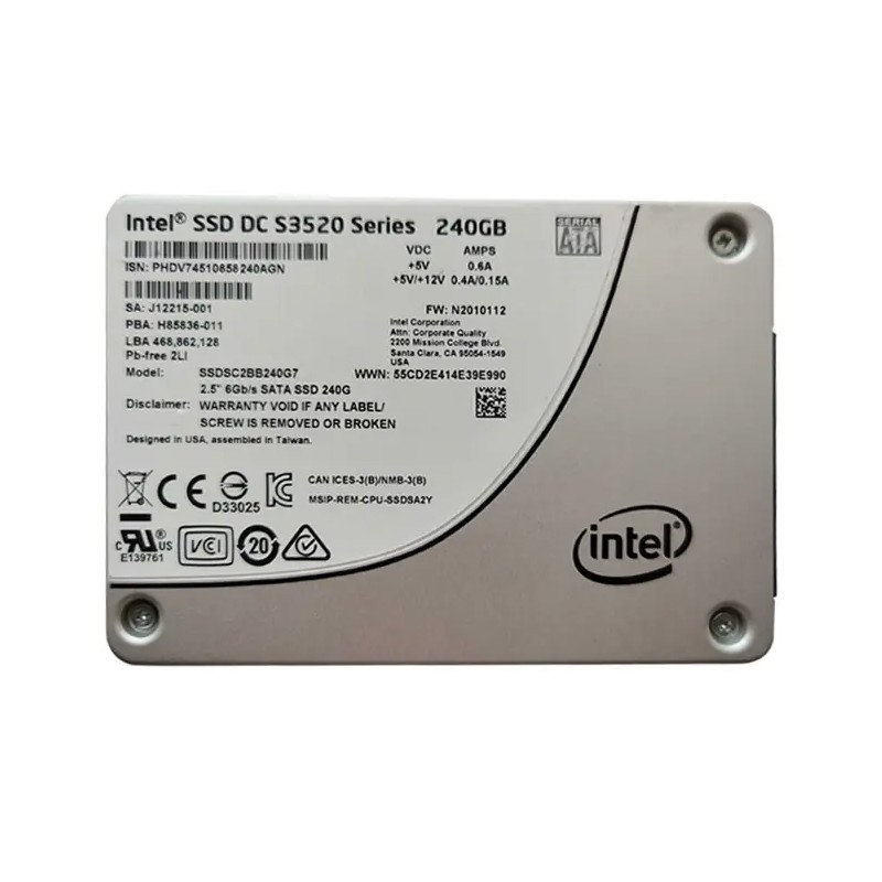 Intel S3520 240GB SSD Solid State Drive SATA S3520 Series SSDSC2BB240G7