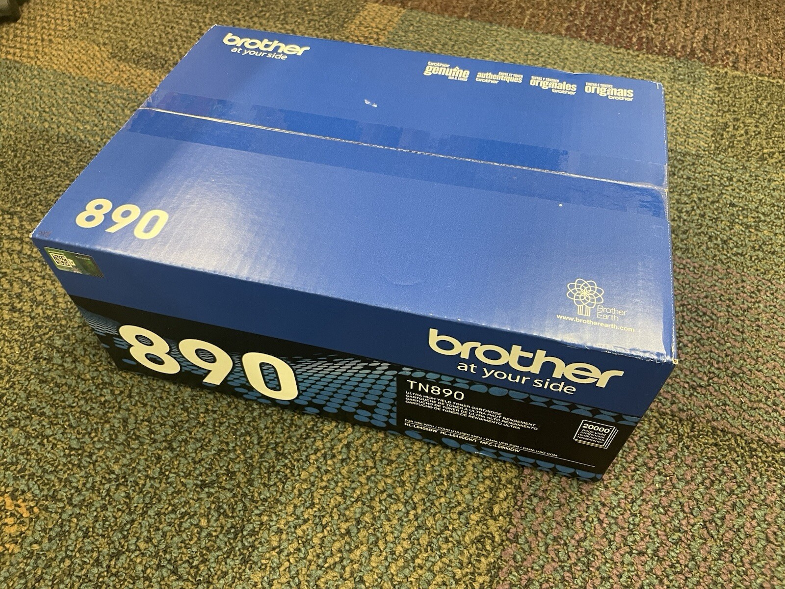 Brother TN-890 Black Ultra High Yield Toner Cartridge, Print UP To 20,000 Pages