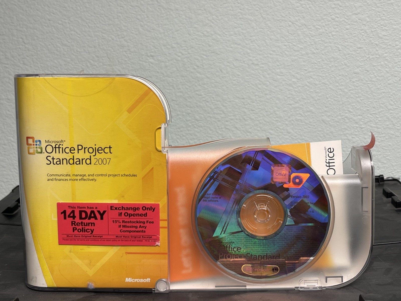Microsoft Office Project Standard 2007 with product key CD