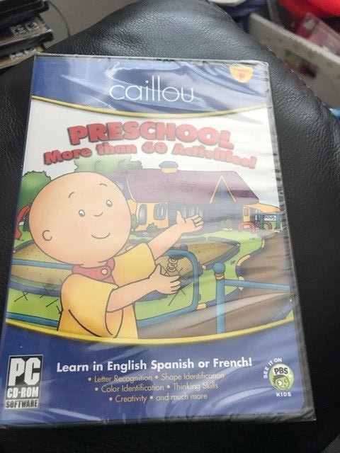 Caillou Preschool 60+ Activities PC CD-ROM New