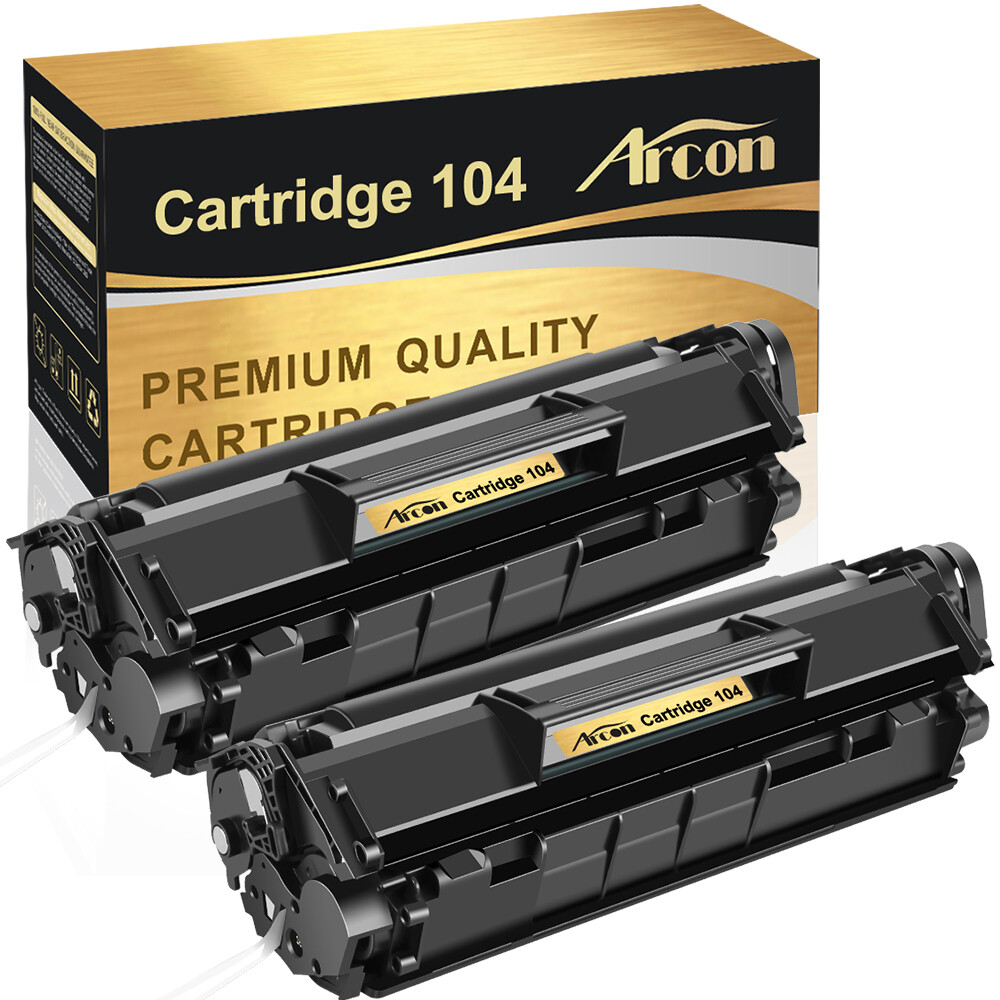 2Pack CRG 104 FX9 Toner Cartridge for Canon 104 ImageClass MF4150 MF4270 MF4350d
