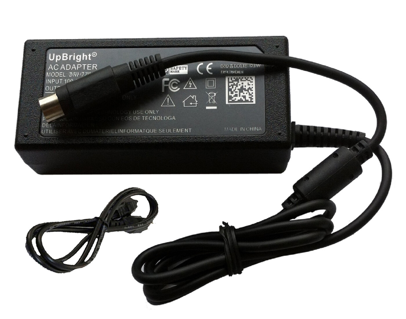 4-Pin AC DC Adapter For Mediasonic HF2-SU3S2 HF2-SU2S2 HFR7-SU3S2 ProBox 4 Bay