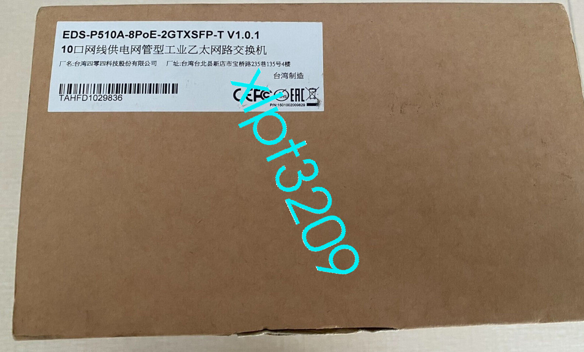 EDS-P510A-8POE-2GTXSFP-T   MOXA Gigabit network managed Ethernet switch NEW