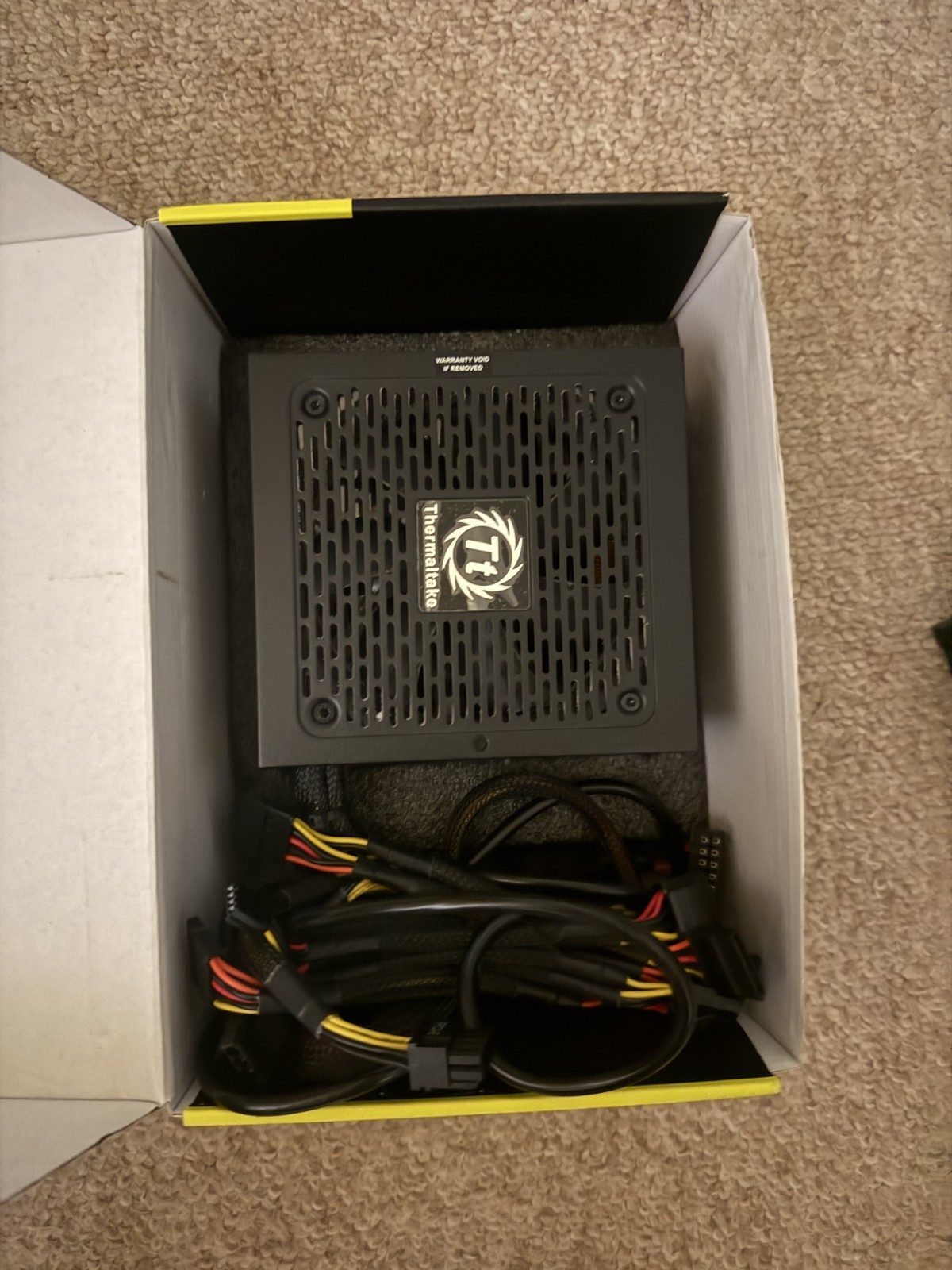 Thermaltake Smart 80 Plus Power Supply 600W FOR PARTS - (Read Description)