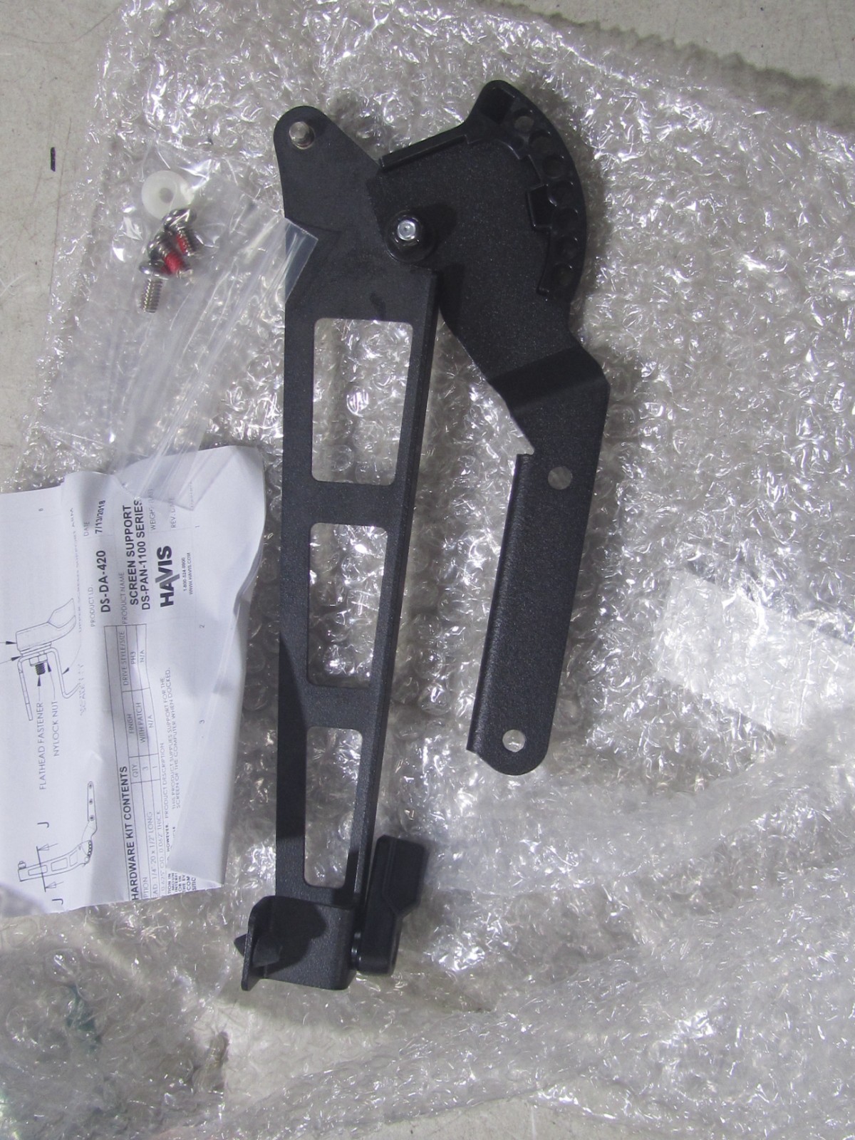 NEW Havis DS-DA-420 Laptop Screen Support For DS-PAN-1100 Series Dock Station