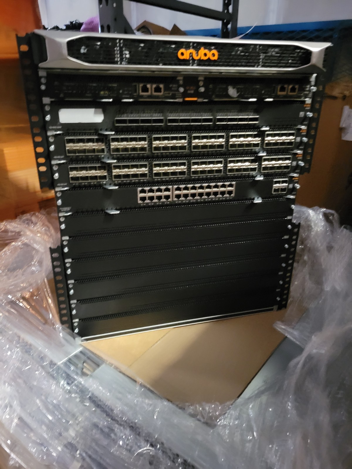 Aruba R0X25A 6410 Switch System w/R0X45A, R0X44A, R0X42A, R0X35A,R0X32A, R0X31A