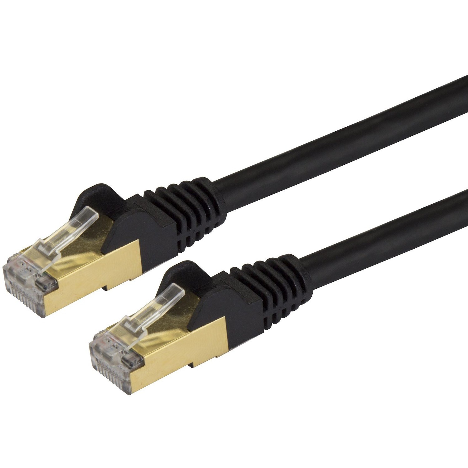 Startech C6ASPAT7BK 7ft Cat6a Patch Cable Snagless Black