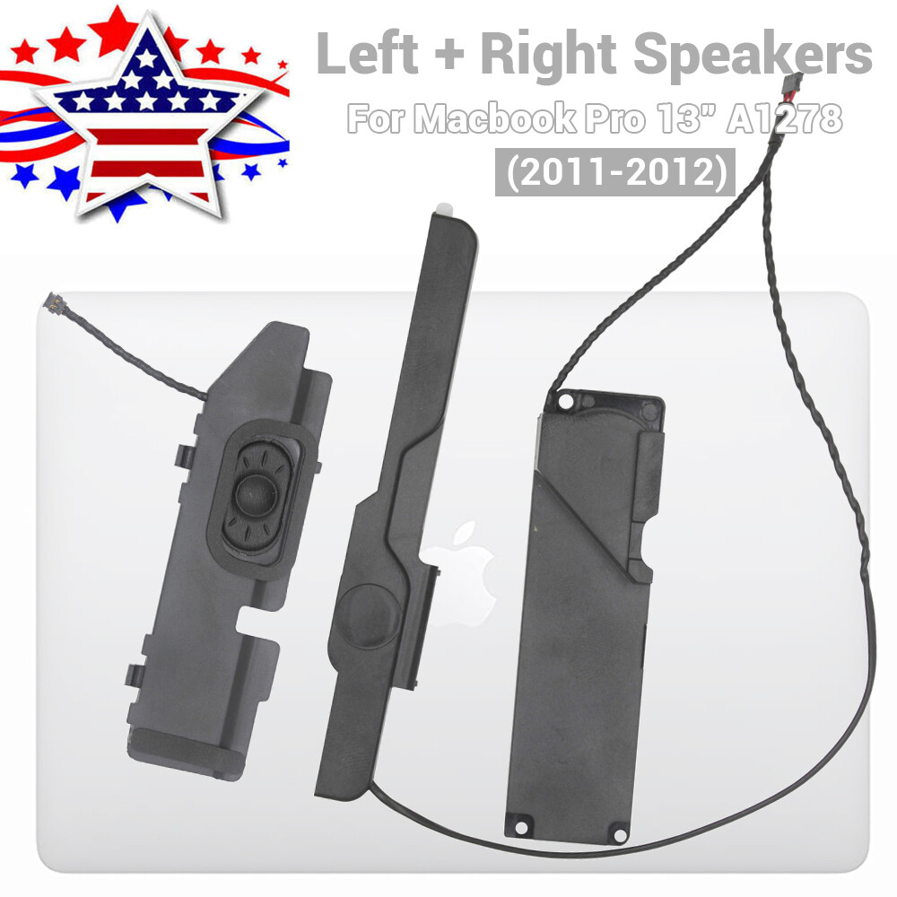 Repair Parts Left & Right Speaker Subwoofer For MacBook Pro A1278 2011 2012 13"