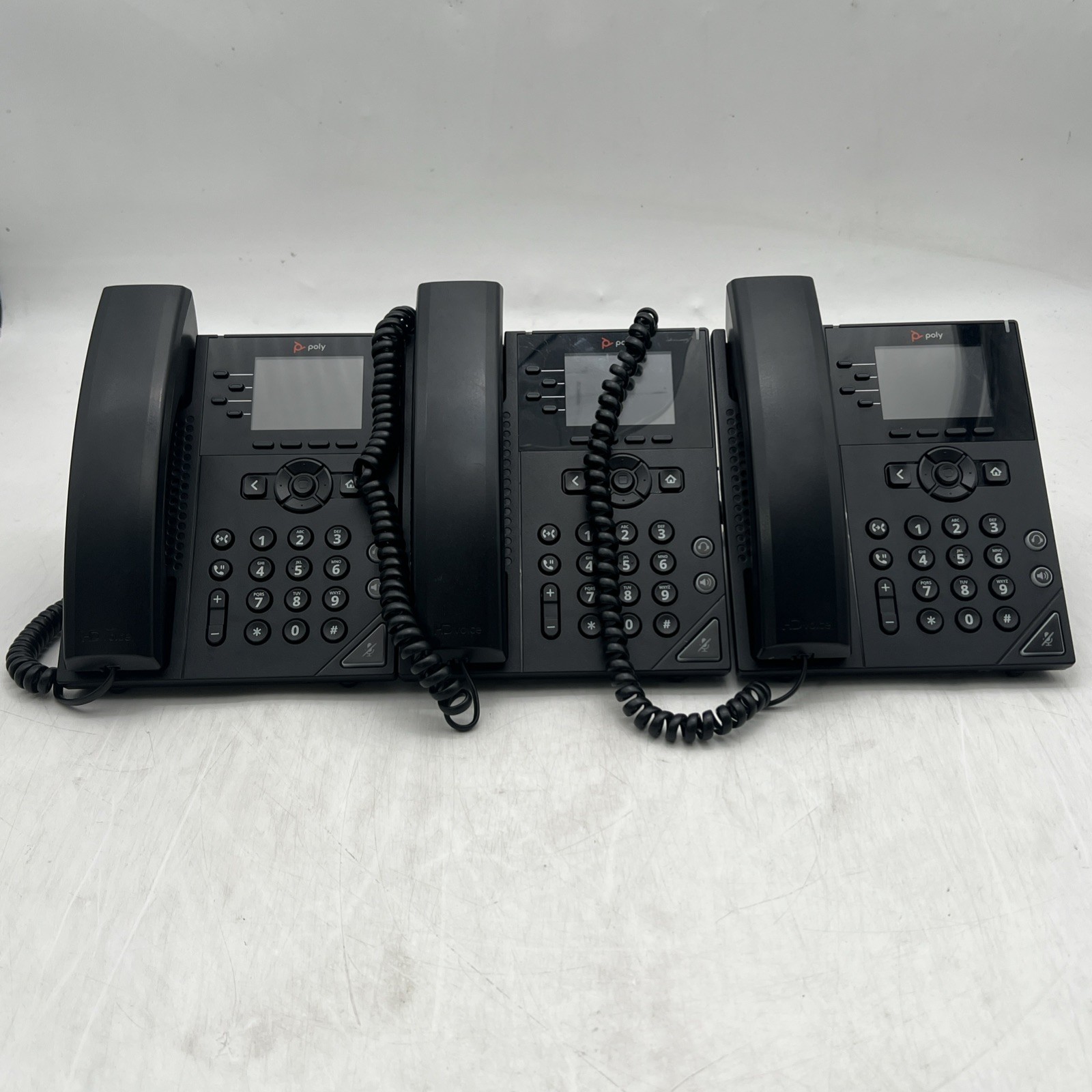 *LOT OF 3* Polycom Poly VVX 250 Business IP Phone
