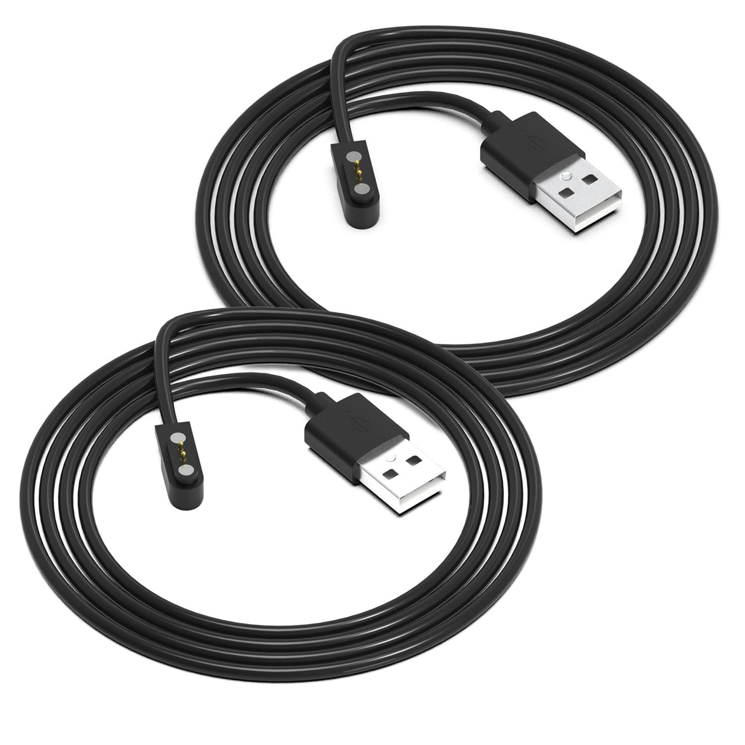 [2-Pack] Charger Compatible with Pebblebee Tracker Universal Tag & Tracker, 2FT
