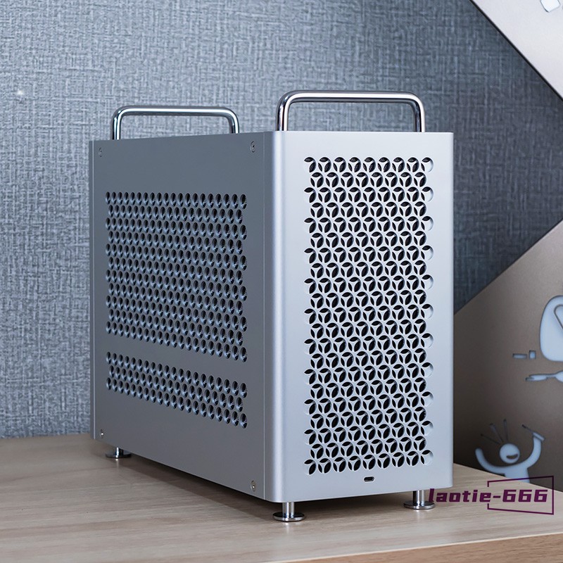 ZZAW B2Pro MATX Computer Case PC Aluminum Side Panels SFX Cooling Metal Case New