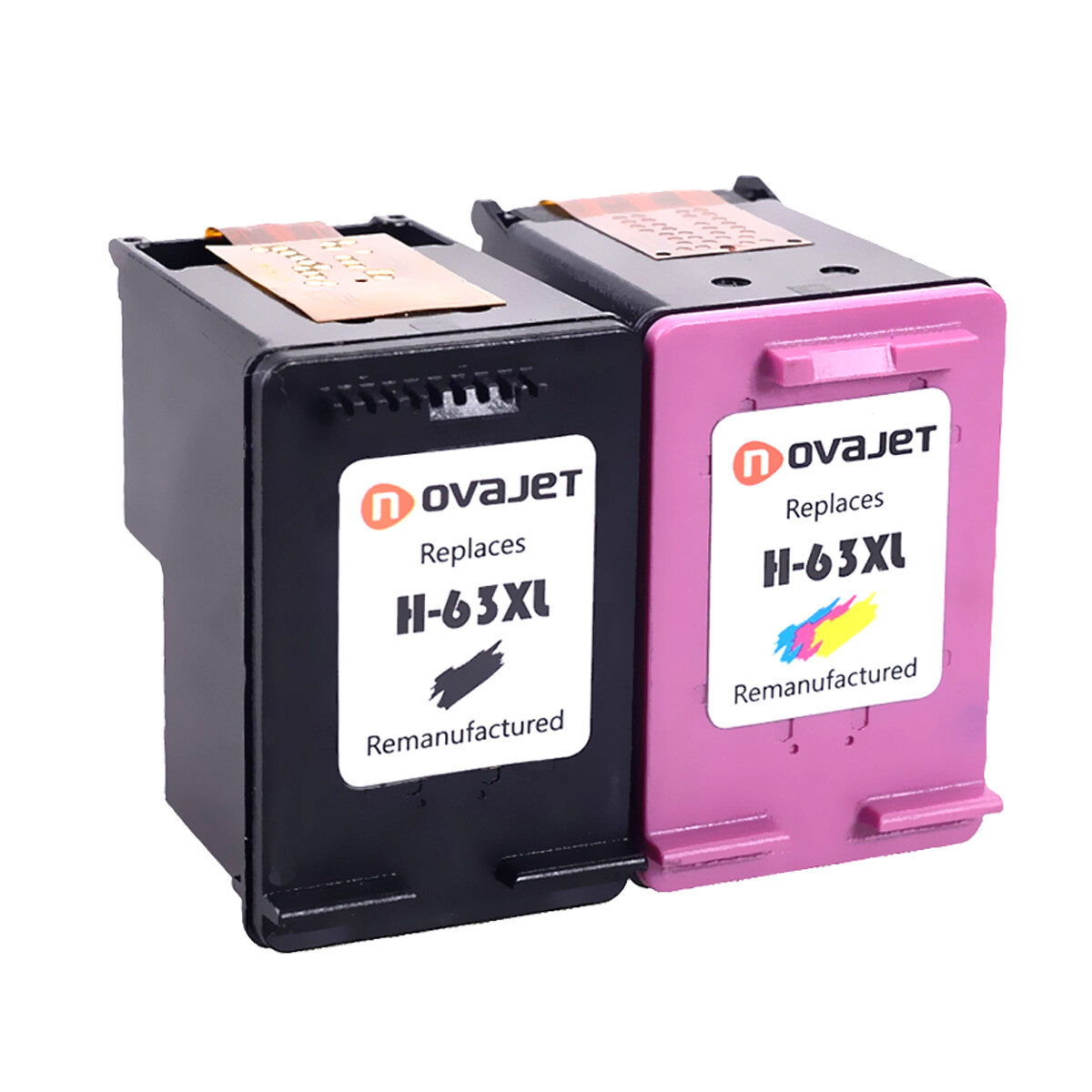 2PK 63XL 63 xl Black Color Ink Cartirdge for HP ENVY 4510 4511 4512 4513 4516