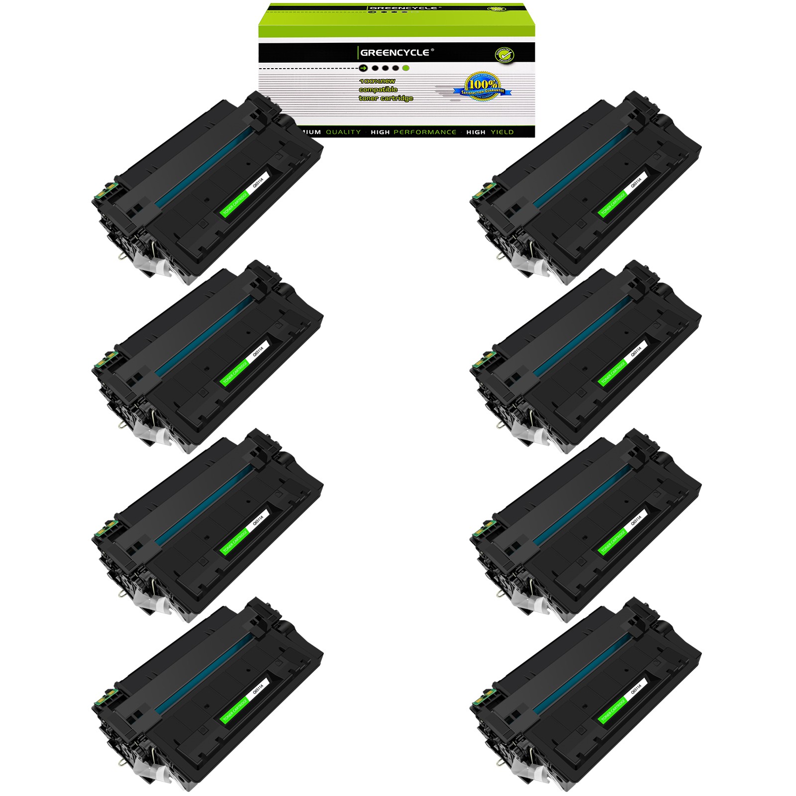 8PK Q6511A Toner Cartridge Fits For HP LaserJet 2430 2430N 2430T 2430TN 2430DTN
