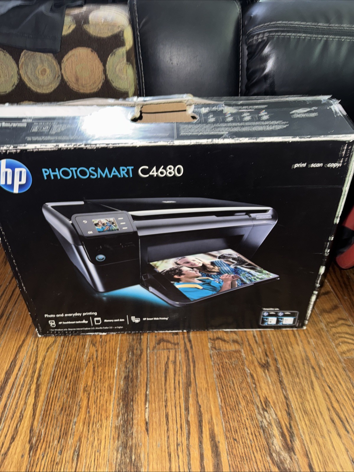 Print Error HP Photosmart C4680 Inkjet Printer Scan Copy HP 60 Black and Color