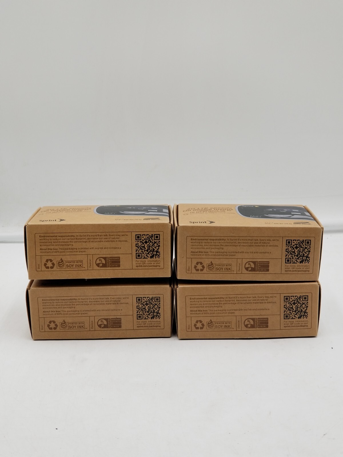LOT OF (4) Sprint MiFi 500 4G LTE Novatel Wireless Mobile Hotspot *OPEN BOX*
