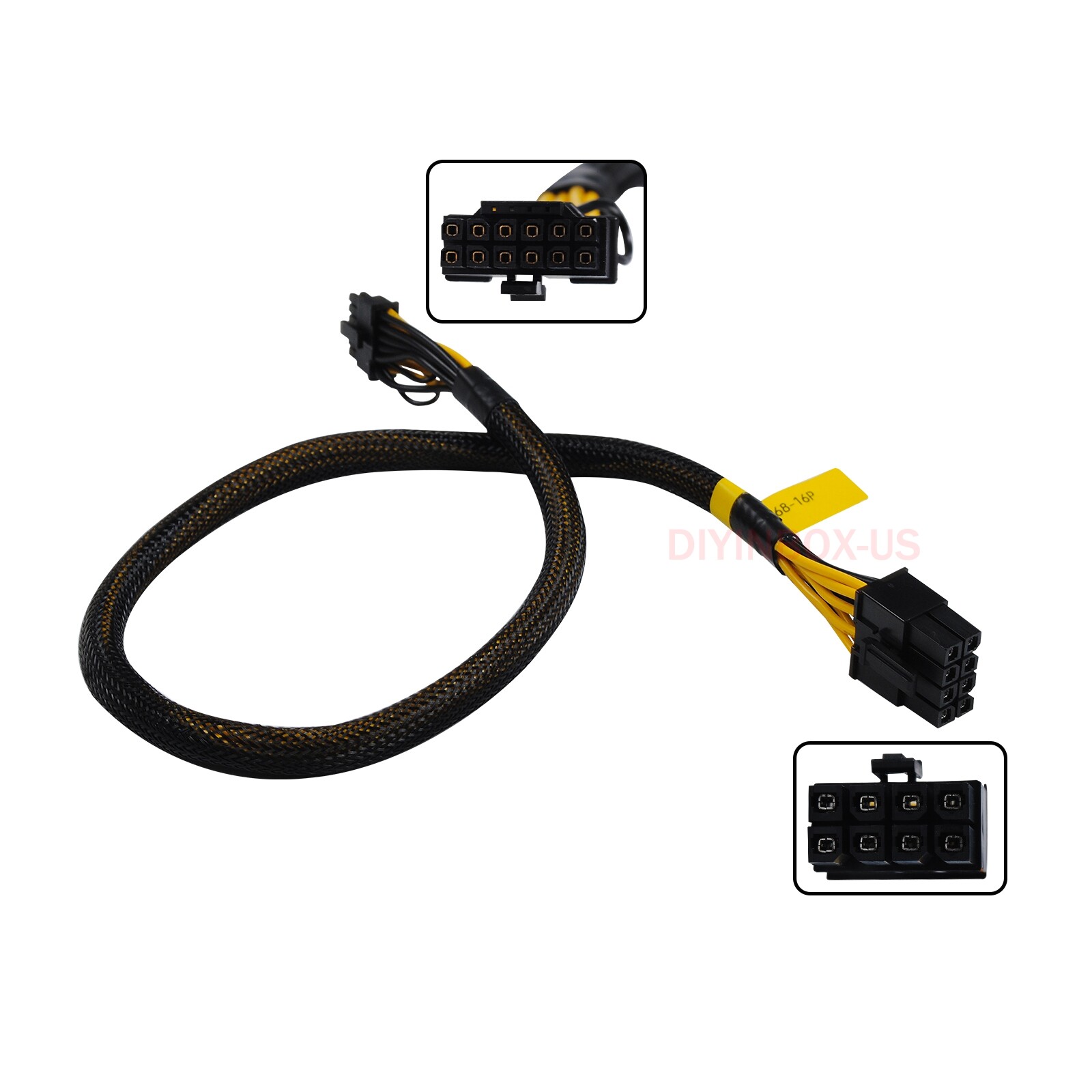 Inspir 5468 M5 M6 Server Motherboard 8pin to GPU Graphics Card 16pin Power Cable