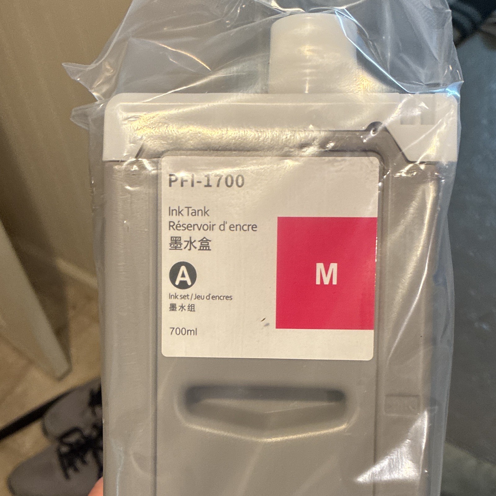 For Canon PFI-1700 Magenta Genuine Inkjet Ink Tank Cartridge 700ml for Canon