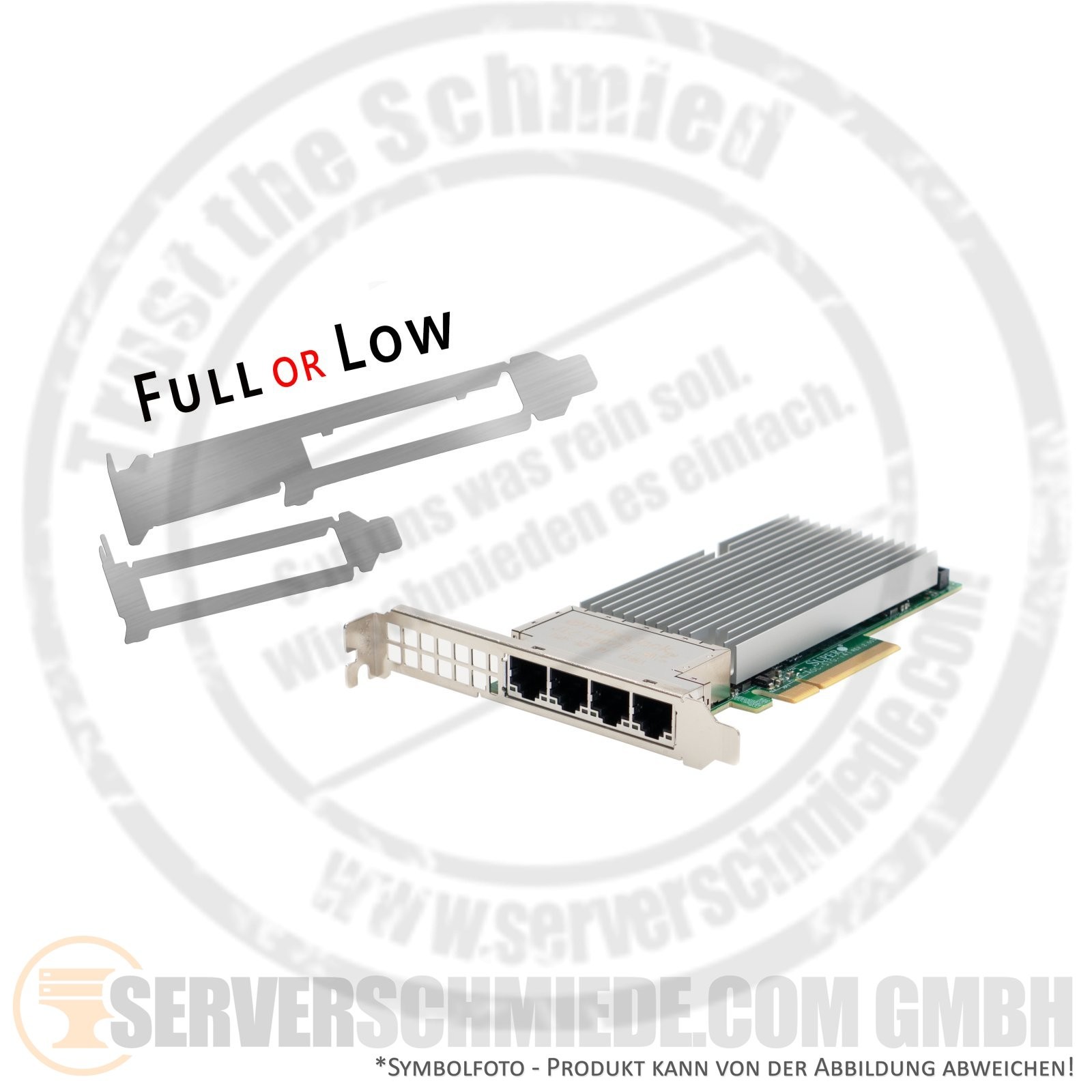 Supermicro Intel AOC-STG-i4T 4x 10GbE RJ-45 QuadPort XL710 X557 VxLAN PCIe x8
