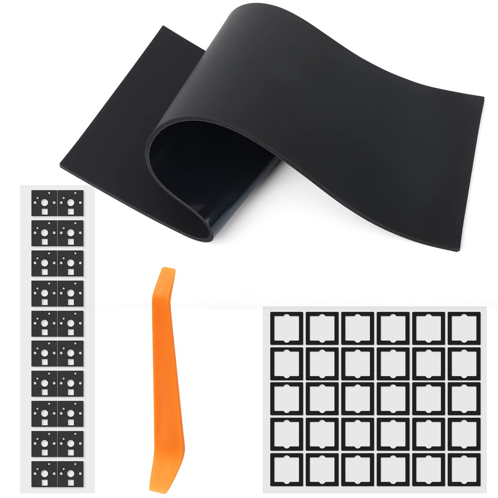 RUNJRX Keyboard Poron Switch Pads LE32 Sound Dampening PCB Modular Foam