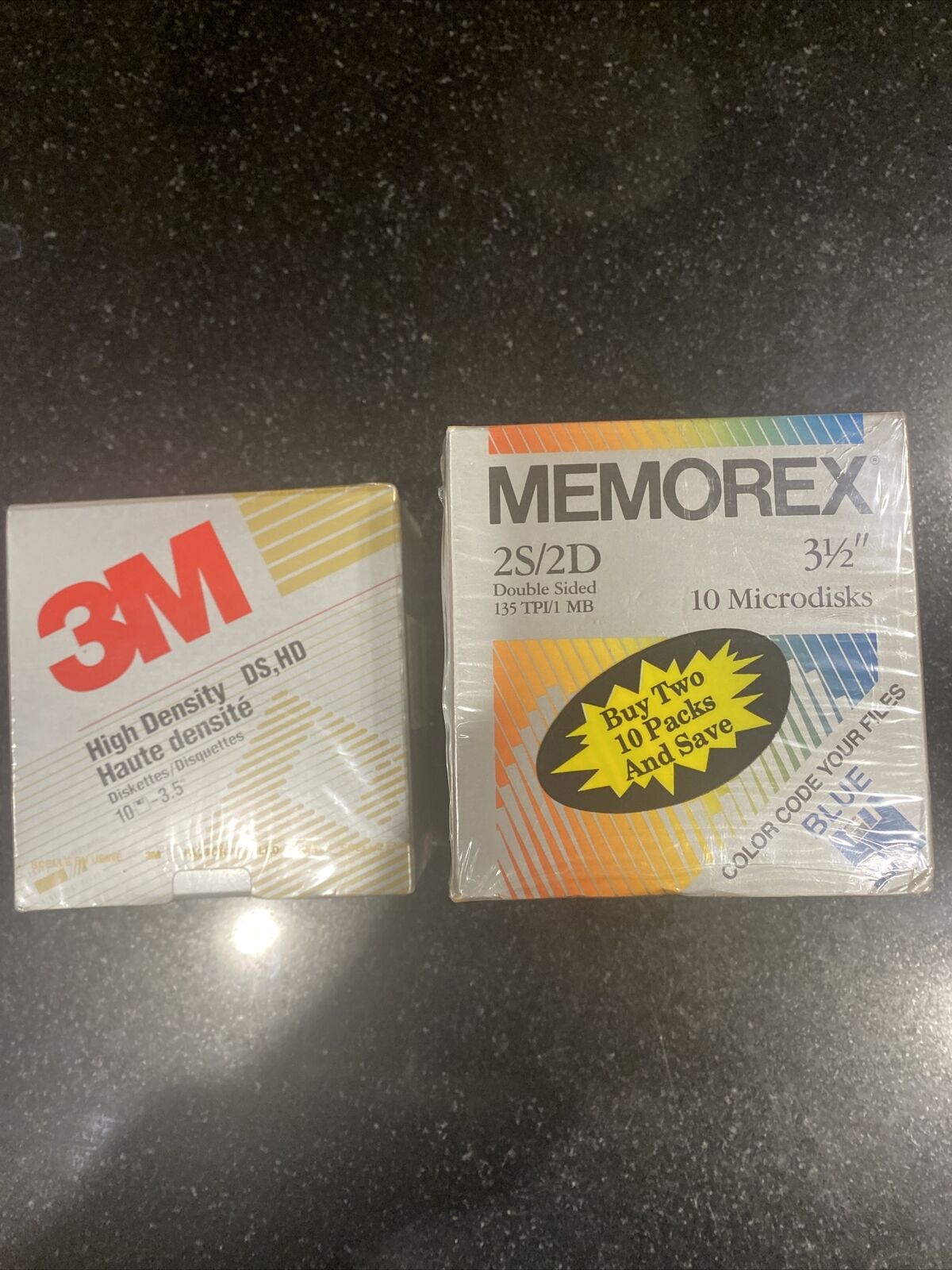 Lot Sealed Memorex Diskettes 2S/2D 3.5\
