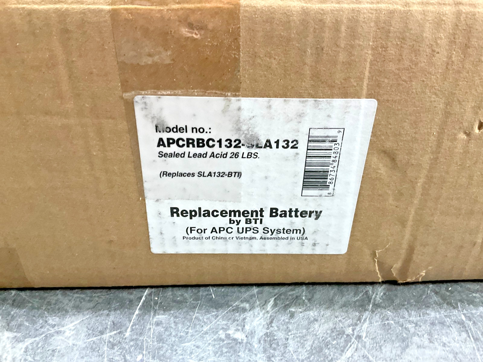 BTI REPLACEMENT UPS BATTERY FOR APC RBC132 APCRBC132-SLA132 ✅❤️️✅❤️️✅ NEW